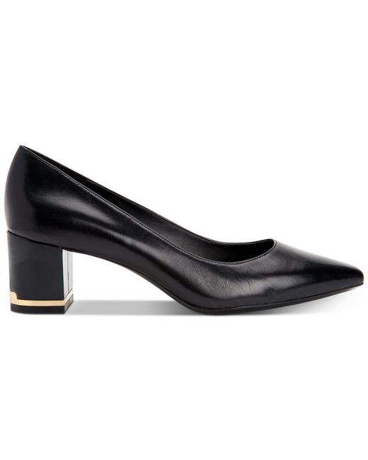 calvin klein block heel