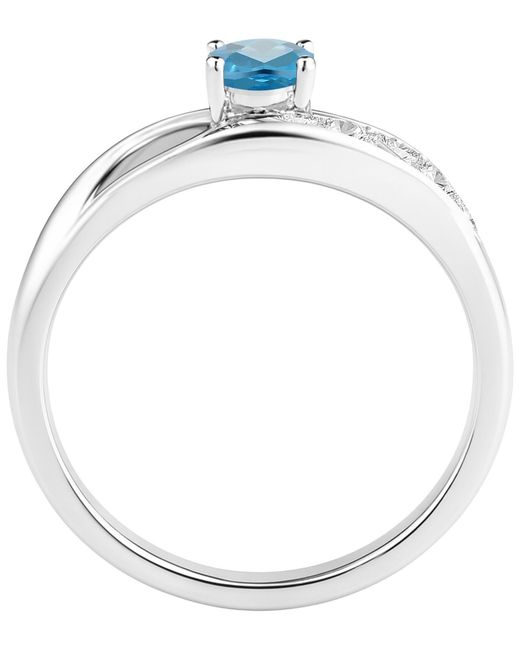 Macy's Metallic Lab Grown Multi Gemstone Ring