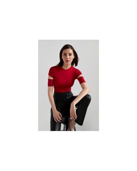 MARCELLA Red Esme Top
