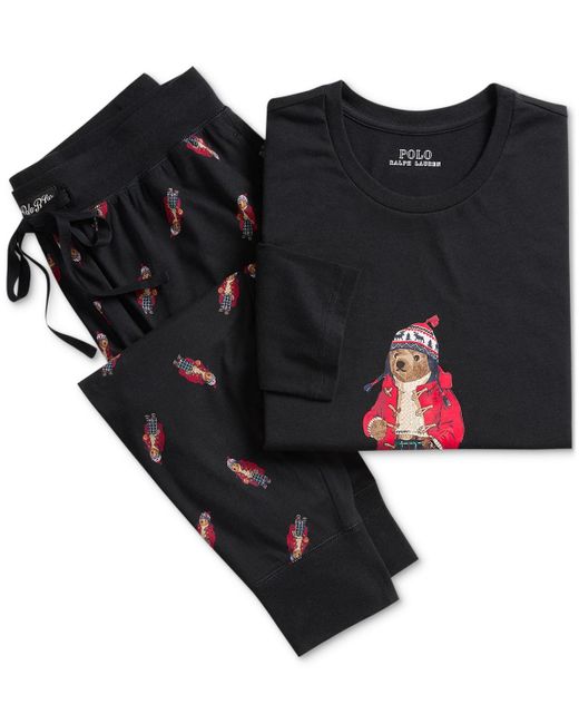 Polo Ralph Lauren 2 pc. Polo Bear Pajama Set in Black for Men Lyst