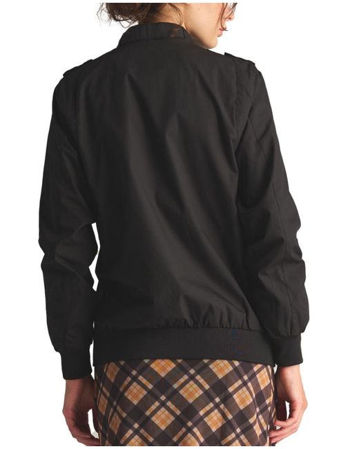Members Only Classic Iconic Racer Jacket (slim Fit) in Natural | Lyst