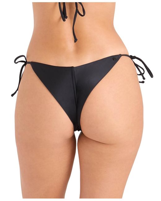 Volcom Black Cheeky Bikini Bottoms