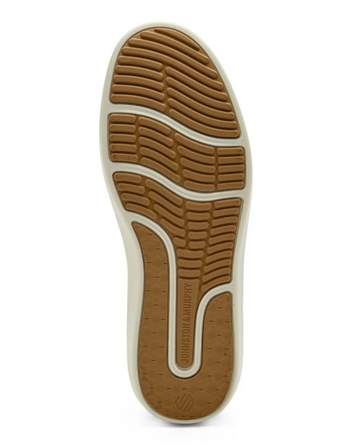 Johnston & Murphy White Mcguffey 2 Plain Toe Sneaker for men