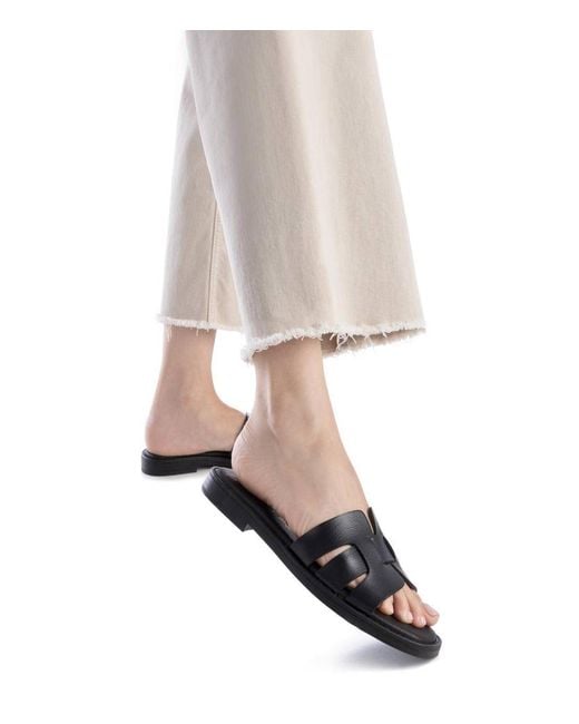 Xti Black Sandals