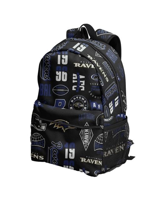 Outerstuff Black Baltimore Ravens Backpack And Lunchbox Set