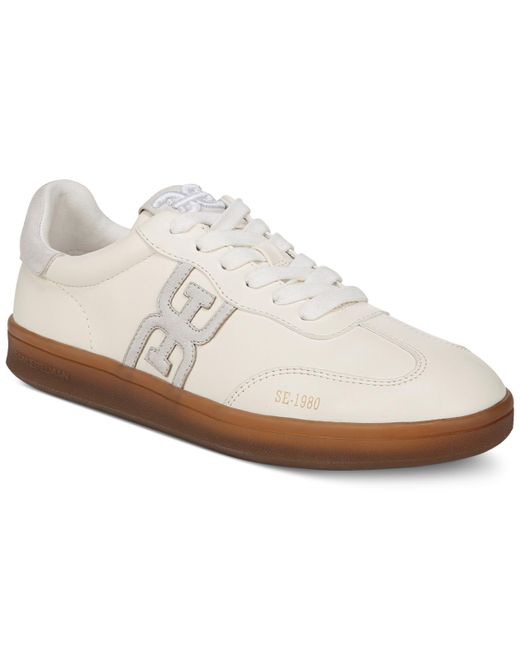 Sam Edelman White Tenny Lace-up Low-top Sneakers