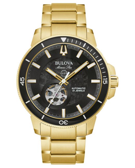 Bulova Automatic Marine Star Series C Goldtone Stainless Steel