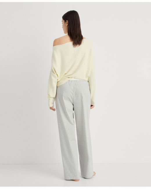 Mango Multicolor Elastic Detail Striped Pajama Pants