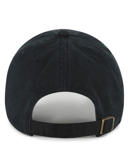 '47 Black Houston Cougars Vault Clean Up Adjustable Hat for men