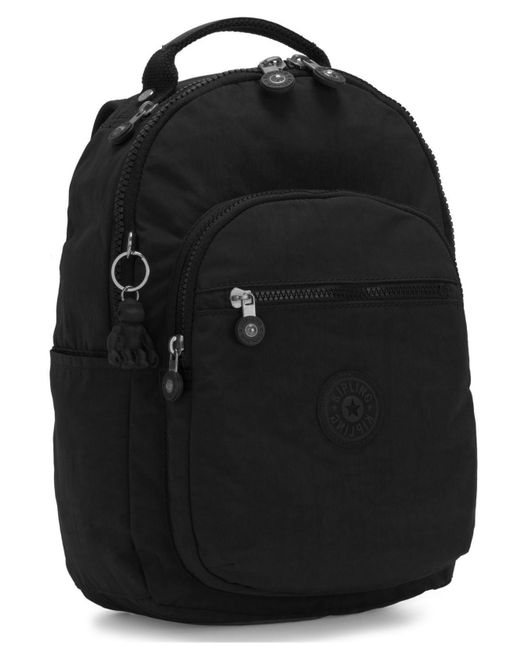 kipling mini backpack black