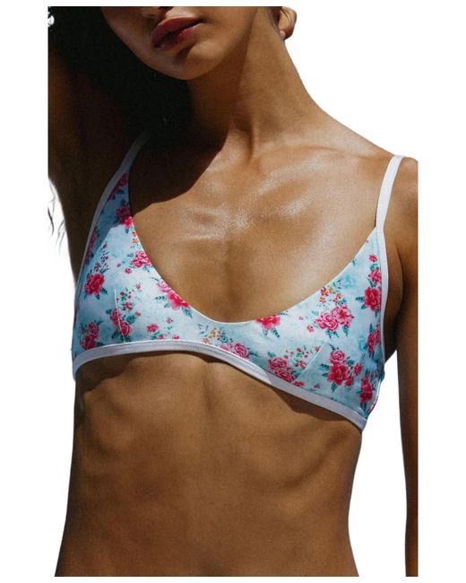 Bright Swimwear Blue Sofie Top
