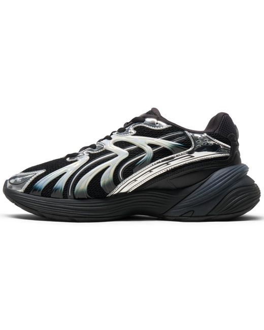 PUMA Inverse Chrome Running Sneakers From Finish Line in Black for Men ...