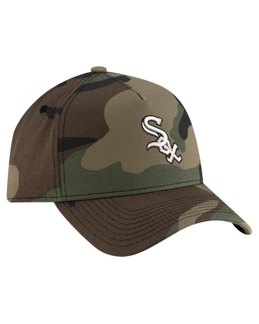 KTZ Green Chicago White Sox Woodland Team Pop 9forty A-frame Adjustable Hat for men