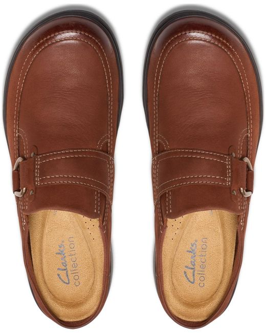 Clarks Brown Carleigh Viola Round Toe Mules
