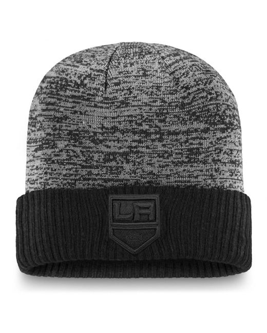 Fanatics Gray Los Angeles Kings Authentic Pro Travel Training Cuffed Knit Hat for men