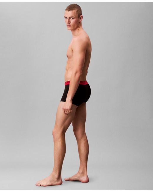Calvin Klein Black 4-piece Micro Stretch Boxer Brief Set for men