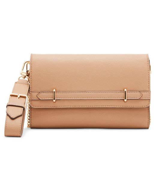 Anne Klein Natural 3 In 1 Chain With Wristlet Strap Belted Wallet