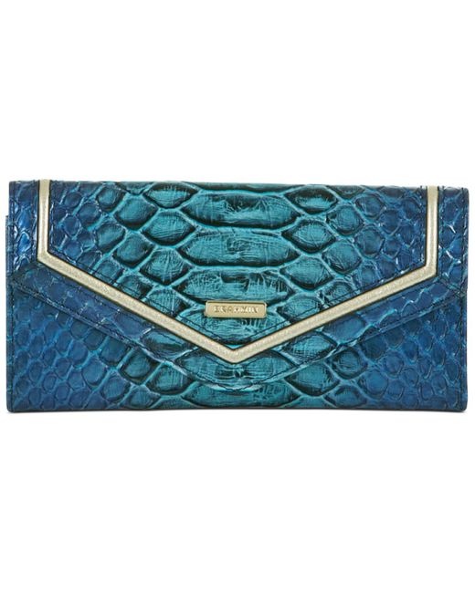 Brahmin Leather Veronica Wallet in Sapphire (Blue) Lyst