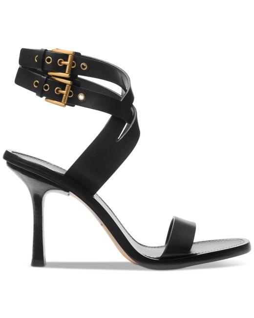 Michael Kors Black Michael Irene Stiletto Sandals