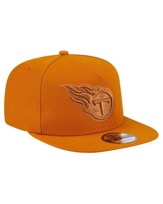 KTZ Orange Â Tennessee Titans Color Pack A-frame 9fifty Snapback Hat for men