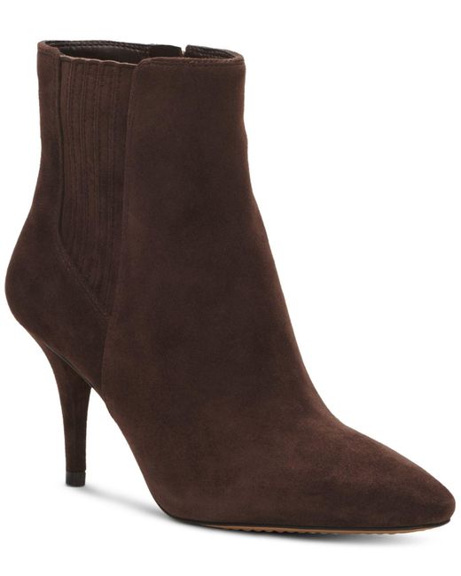vince camuto burgundy booties
