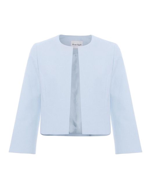 Phase Eight Blue Elizabeth Cropped Jacket