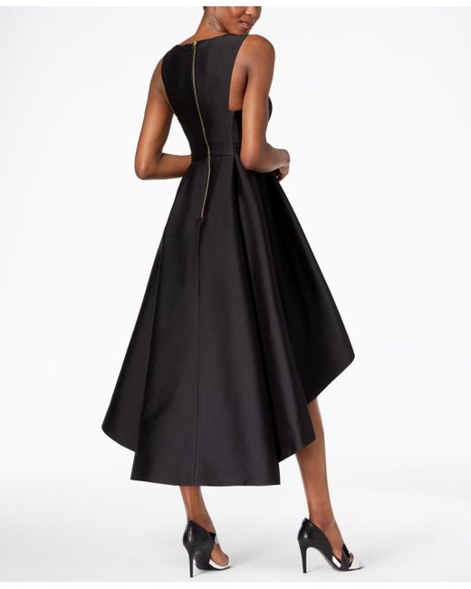 calvin klein high low gown