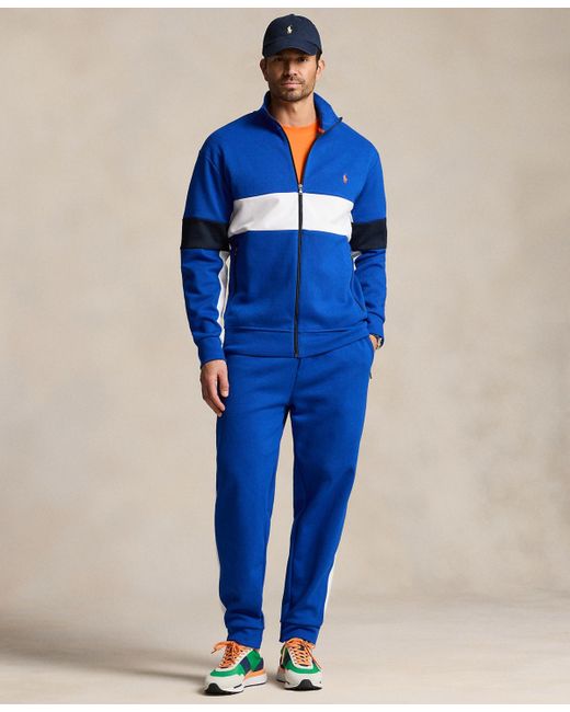 Polo Ralph Lauren Blue Big & Tall Double-knit Track Jacket for men