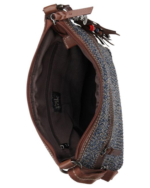 the sak lucia crochet crossbody