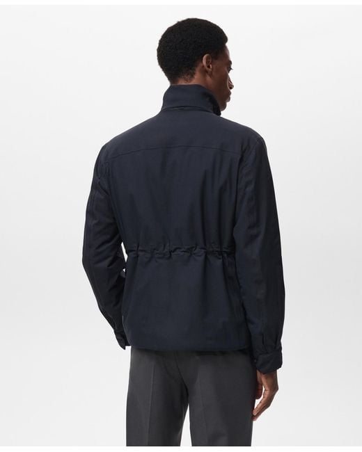 Mango Blue Thermolite Padding Waterproof Jacket for men