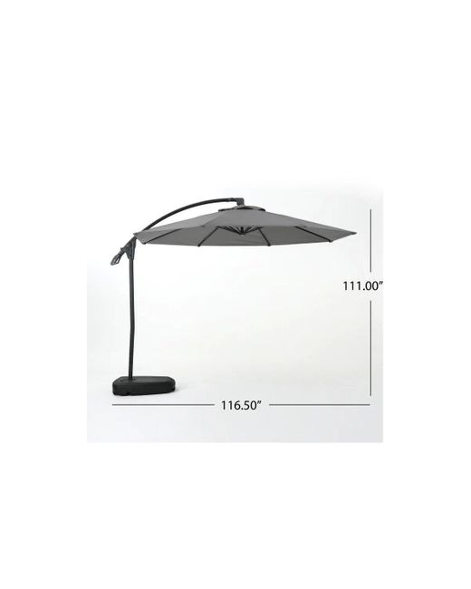 Flynama Black Simple Banana Shape Hanging Umbrella