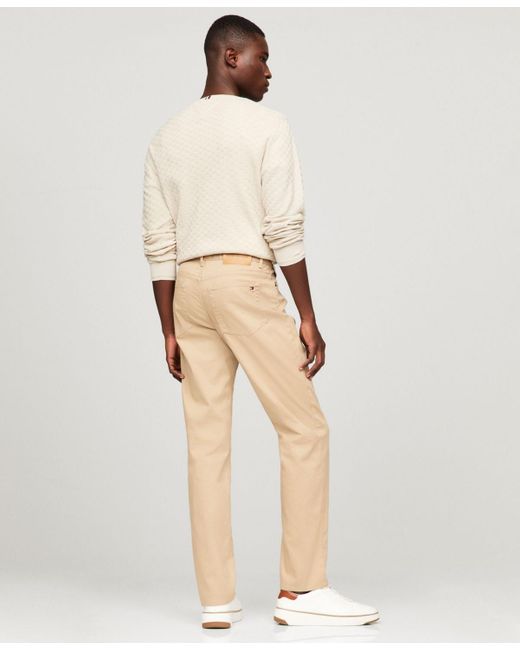 Tommy Hilfiger Denton Five-pocket Pants in Natural for Men | Lyst