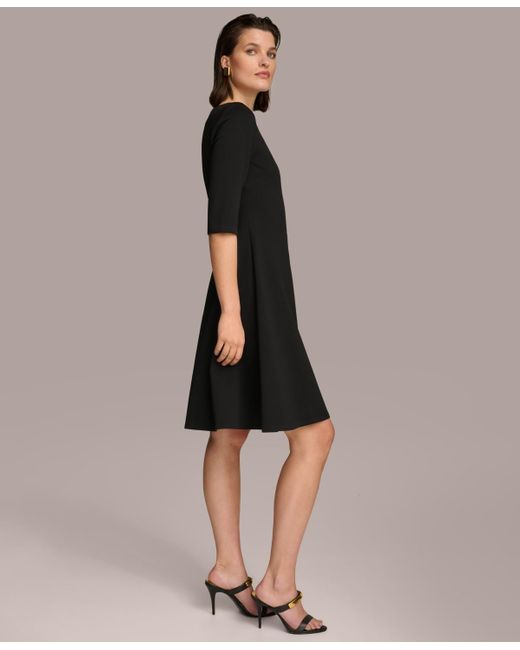 Donna Karan Natural Structured A-line Dress