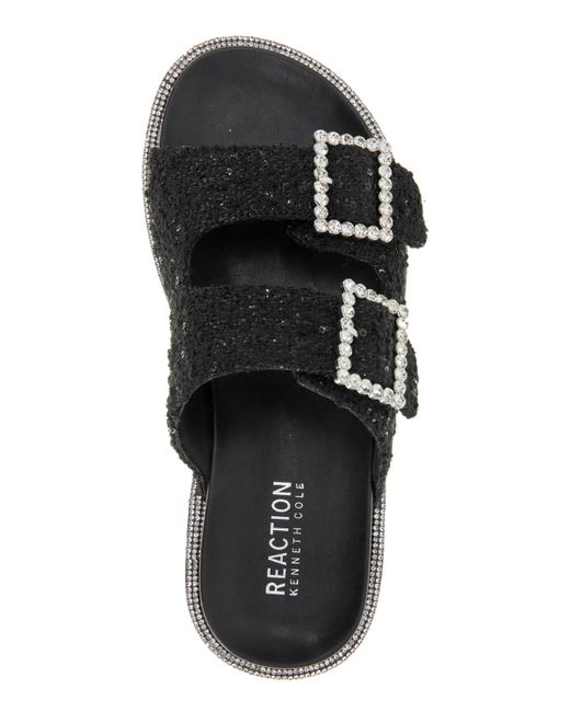 Kenneth Cole Black Sydney Slip On Sandals