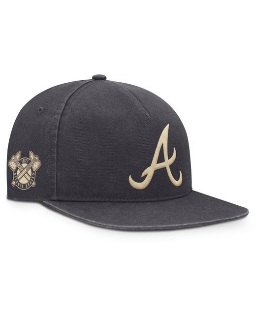 Nike Blue Atlanta Braves Monotone Pro Adjustable Hat for men