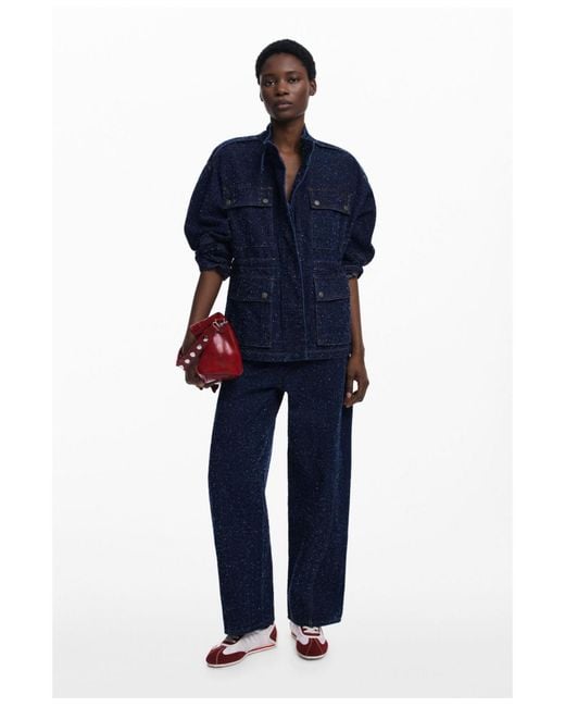 Desigual Blue Trucker Jacket