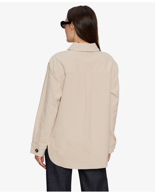 Sanctuary Natural The Corduroy Shacket