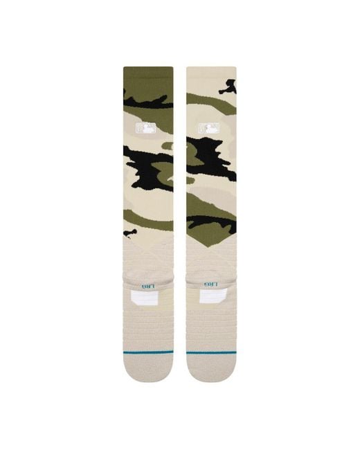 Stance White And Armed Forces Weekend Over The Calf Socks