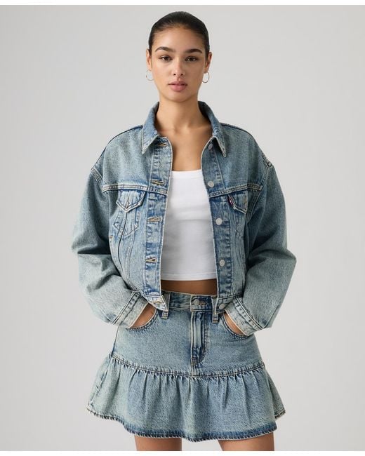 Levi's Blue Shrunken '90s Trucker Jacket
