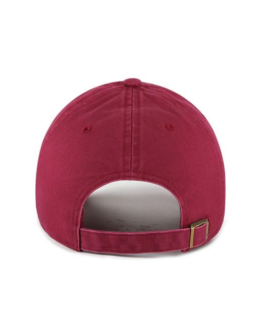'47 Red Washington Commanders Ariana Clean Up Adjustable Hat