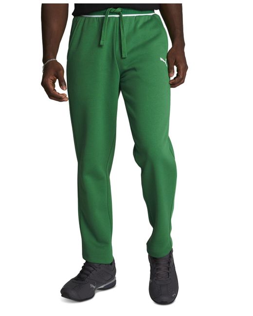 PUMA Green Vintage Sport Tipped Fleece Track Pants for men