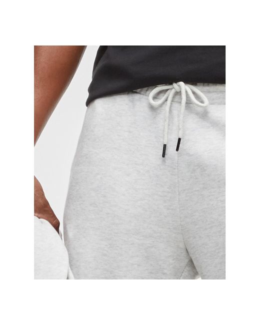 Mode Of One White Slick Regular-fit jogger Pants for men