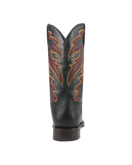 Dingo Black Young Gun Leather Boot for men