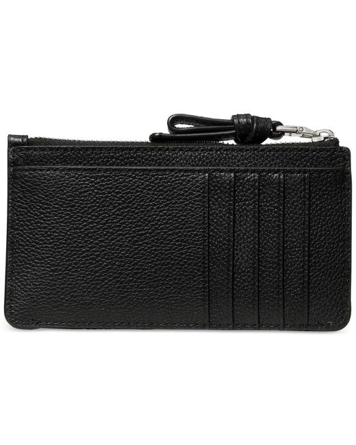Kate Spade Black Loop Zip Credit Card Case
