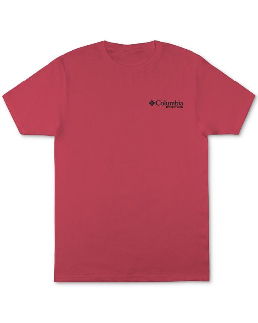 Columbia Pink Cruiser Pfg Sailfish Graphic T-shirt for men