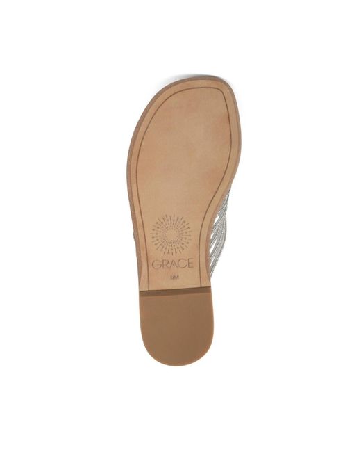 Grace White Murano Sandal