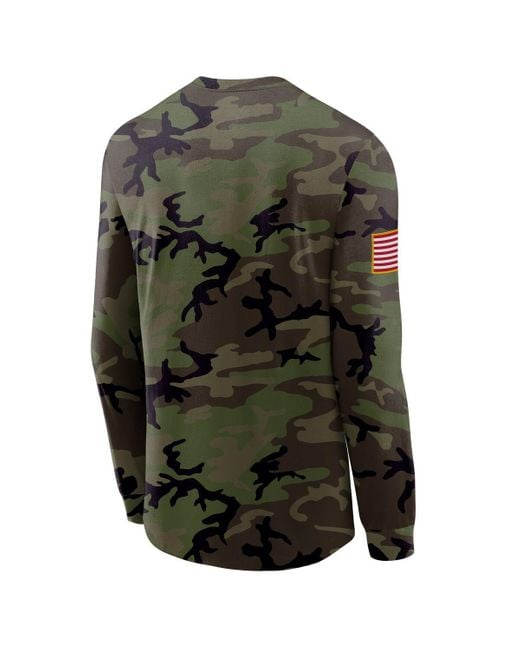 Nike Green Colorado Buffaloes 2025 Military Appreciation Legend Dri-fit Long Sleeve T-shirt for men