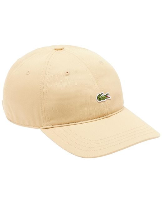 Lacoste Natural Adjustable Strap Twill Cap for men