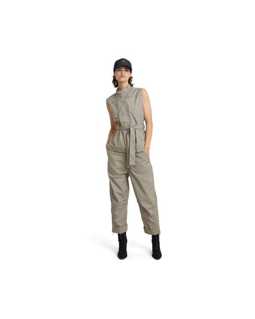 G-Star Gray Utility Cropped Pants
