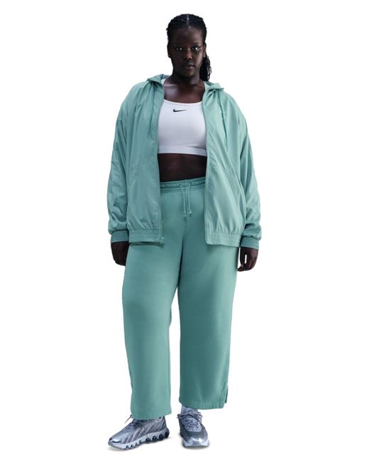 Nike Green Plus Size Hooded Jacket